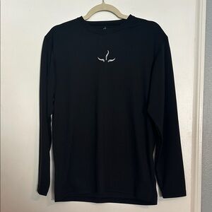 Prana Black Dry Fit Long Sleeve Shirt